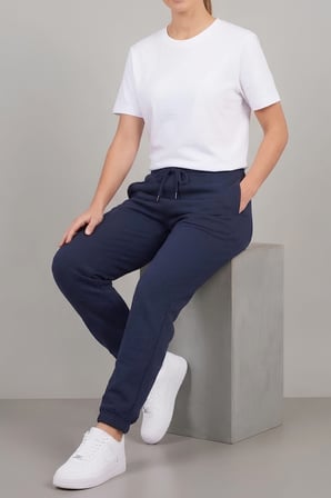 Kız Çocuk Eşofman Alt-%100 Pamuk 2 İplik- Beli Lastikli+Kordonlu 5-18 Yaş 12782RZ