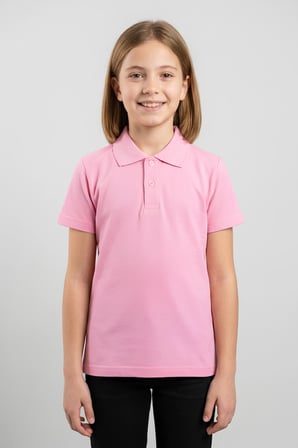 Kız Çocuk T-Shirt %100 Pamuk ve Okul Tarz 6-16 Yaş 12784MRT