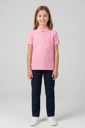 Kız Çocuk T-Shirt %100 Pamuk ve Okul Tarz 6-16 Yaş 12784MRT