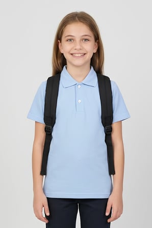 Kız Çocuk T-Shirt %100 Pamuk ve Okul Tarz 6-16 Yaş 12784MRT