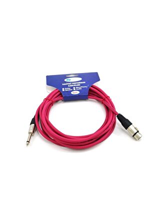 İMECE MMC5XP RD MİKROFON KABLOSU ÇİVİ 5 METRE KIRMIZI