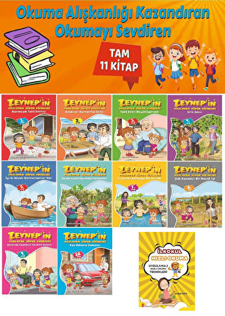 2.Sınıf Okuma Alışkanlığı Kazandıran Okumayı Sevdiren Tam (11 Kitap) 3