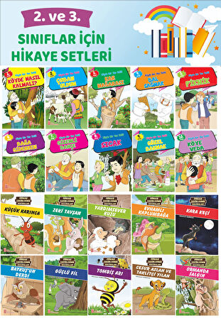 2.ve 3.Sınıflar İçin Hikaye Setleri 2 (20 Kitap)