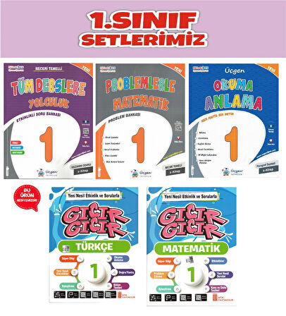 Üçgen 1.Sınıf 2.Dönem Tüm Derslere Yolculuk-Problemlerle Matematik-Okuma Anlama-Türkçe-Matematik