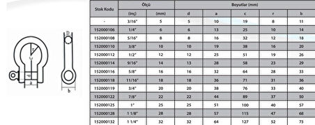 Ennalbur M10 Omega Zincir Kilidi 3/8 ( 2 Adet )