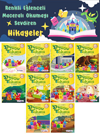 2.Sınıf Renkli Eğlenceli Maceralı Okumayı Sevdiren Hikaye Seti 2