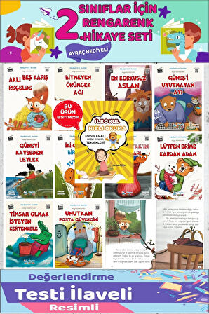 2.Sınıf Okumayı Sevdiren 10 lu Hikaye Seti  (Hızlı Okuma Hediyeli)