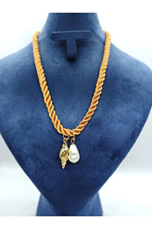 Örgü İpli 2 Figürlü Kolye