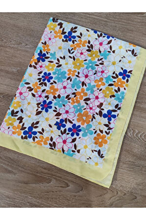 Vav İpek Elegance 75*190 Pamuk Şal Sarı