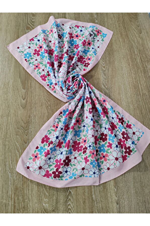 Vav İpek Elegance 75*190 Pamuk Şal Pembe