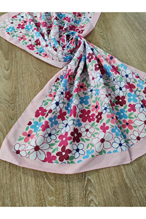 Vav İpek Elegance 75*190 Pamuk Şal Pembe