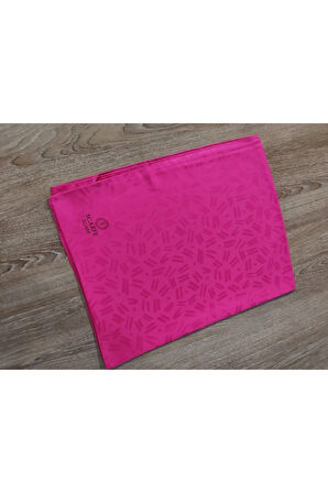 Scarfe Jakarlı Şal Fuşya