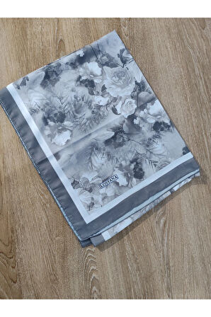 Losyana Pamuk Şal Gri