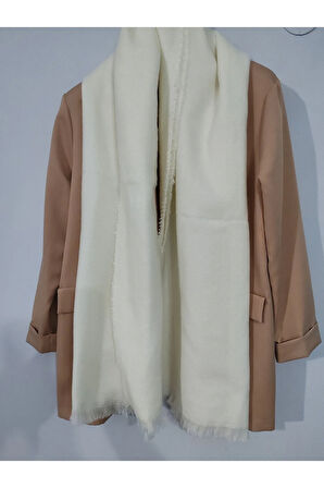 Omuz ve Boyun Şalı Zara Şal Ekru