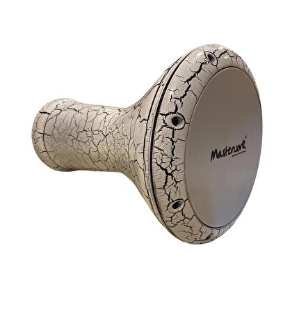 MASTERWORK ÇÖMLEK DARBUKA ÇATLAK BEYAZ