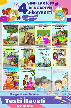 4.Sınıf Okumayı Sevdiren 10 lu Hikaye Seti 2 (64 Sayfa)