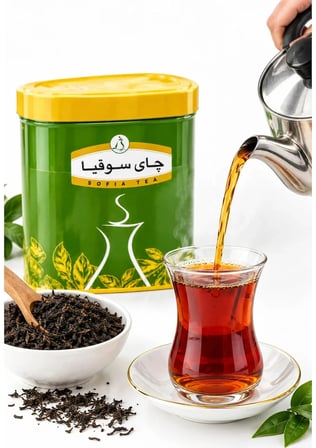 Hazar Gıda Eşsiz Aromasıyla 400 gr Teneke Kutu Iran Çayı