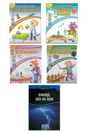 Fen Ve Teknoloji Deneyler Serisi 5 Kitap