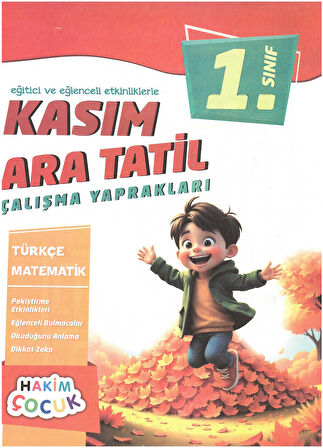 1.Sınıf Maarif Model Eğitici ve Eğlenceli Etkinliklerle Kasım Ara Tatil Çalışma Yaprakları