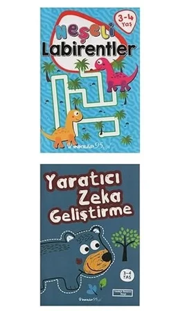 3-4 Yaş Çocuklar İçin Neşeli Labirentler-yaratıcı Zeka Geliştirme