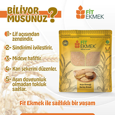 fit Arpa Lavaş Ekmeği 300gr