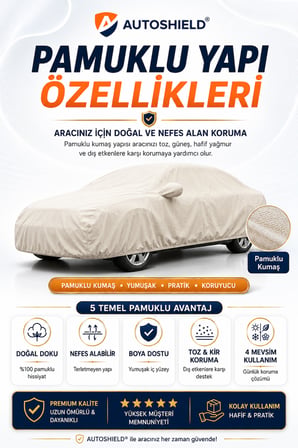Honda Jazz Hatchback Uyumlu Pamuklu Bez Oto Branda Araç Örtüsü Toz Koruyucu Boya Dostu