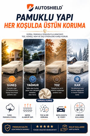 Mitsubishi Attrages Uyumlu Pamuklu Bez Oto Branda Araç Örtüsü Toz Koruyucu Boya Dostu
