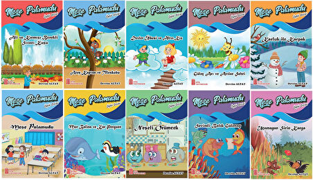 4.Sınıf Okumayı Sevdiren Renkli Resimli Hikayeler 2 - 10 Kitap