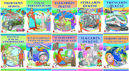 4.Sınıf Okumayı Sevdiren Renkli Resimli Hikayeler 5 - 10 Kitap