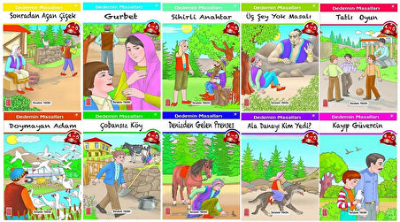 4.Sınıf Okumayı Sevdiren Renkli Resimli Hikayeler 6 - 10 Kitap