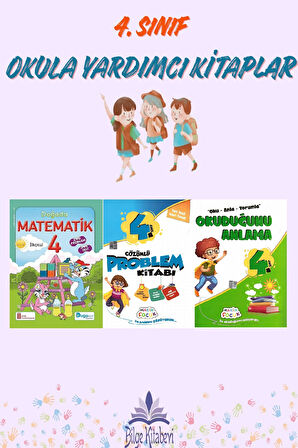 4.Sınıf Matematik + Çözümlü Problem Kitabı + Okuduğunu Anlama