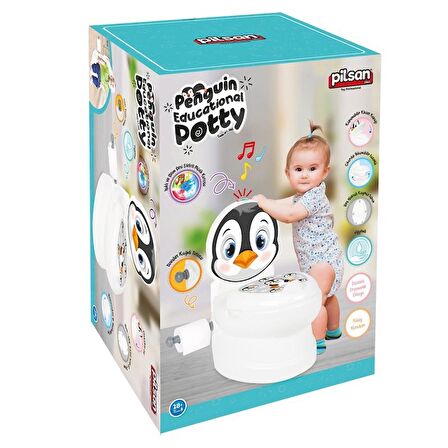 Pilsan Eğitici Penguen Klozet - Çocuk Klozeti - Lazımlık