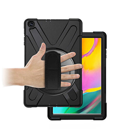 Smcase Apple iPad 2 3 4 Kılıf Tablet Tank Koruma Defender Standlı df1