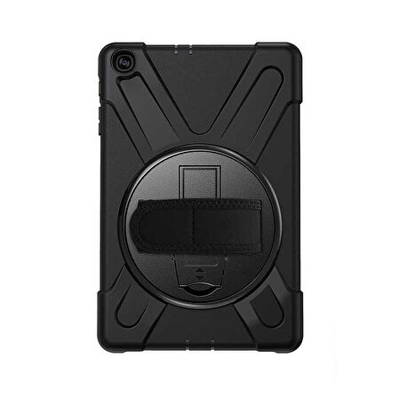 Smcase Apple iPad Mini 5 Kılıf Tablet Tank Koruma Defender Standlı df1