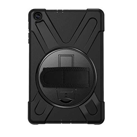 Smcase Apple iPad Pro 10.5 7.Nesil Kılıf Tablet Tank Koruma Defender Standlı df2