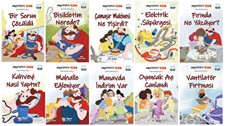 1.Sınıf Hayrettin Usta Hikaye Seti (16 Sayfa) - 10 Kitap