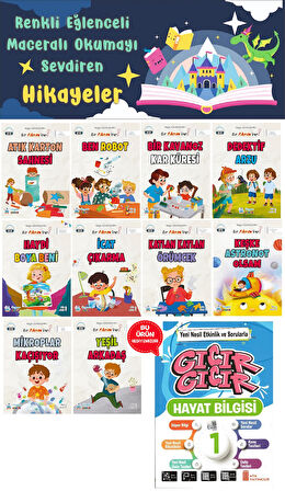 1.Sınıf Bir Fikrim Var Hikaye Seti (16 Sayfa) - Hayat Bilgisi Kitabı Hediyeli