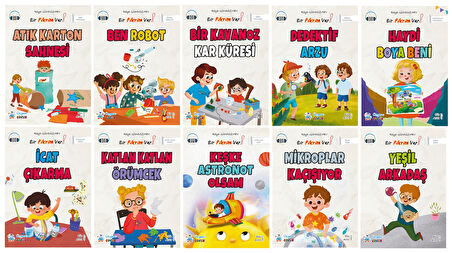 1.Sınıf Bir Fikrim Var Hikaye Seti (16 Sayfa) - Hayat Bilgisi Kitabı Hediyeli