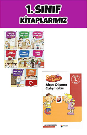 1.Sınıf Mini Birler Hikaye Seti + Akıcı Okuma Çalışmaları