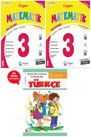 3.Sınıf  Beceri Temelli  MATEMATİK Yolculuğu 1. Kitap ve 2. Kitap + Türkçe Etkinlik Yaprakları