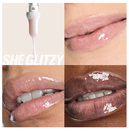 HUDA BEAUTY Icy Nude FAUX FILLER Lip Gloss   - Dudak Parlatıcısı