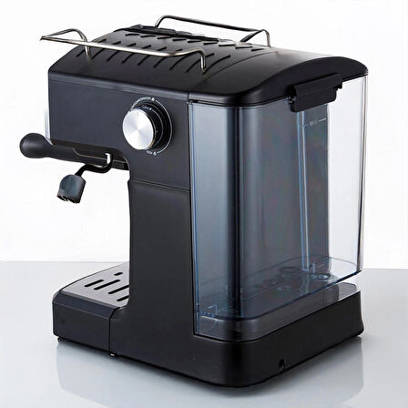 Süt Köpürtücülü Espresso Latte Cappuccino Americano Kahve Makinesi 1.5 Litre