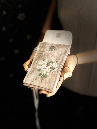 MEADOV Nakış İşlemeli Telefonluk, Telefon Çantası v49