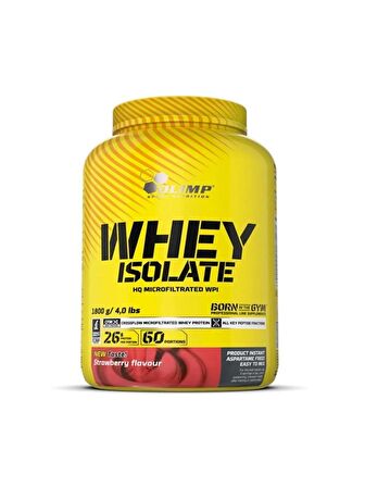 olimp Pure Whey Isolate 1800 Gr Çilek Aromalı Izole Protein Tozu 