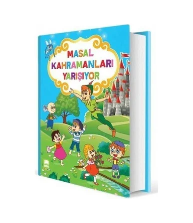 Masal Kahramanları Yarışıyor-Ciltli Sert Kapak