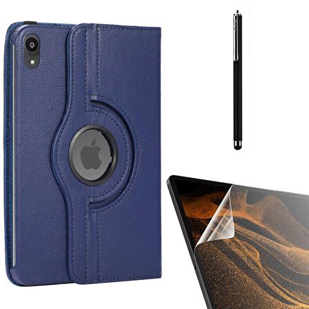 Smcase Apple iPad Mini 2021 6.Nesil Kılıf 360 Dönebilen Koruma Kapaklı Standlı dn11  Nano  Kalem