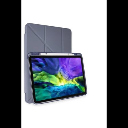 Apple iPad Pro 11 (2024) Kılıf Kalemlikli Mars Tablet Kılıfı - Lavender