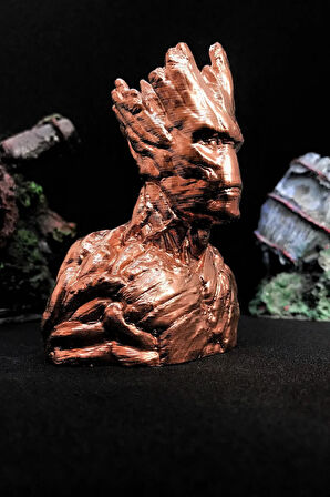 Marvel Groot Büst 10cm - Bakır