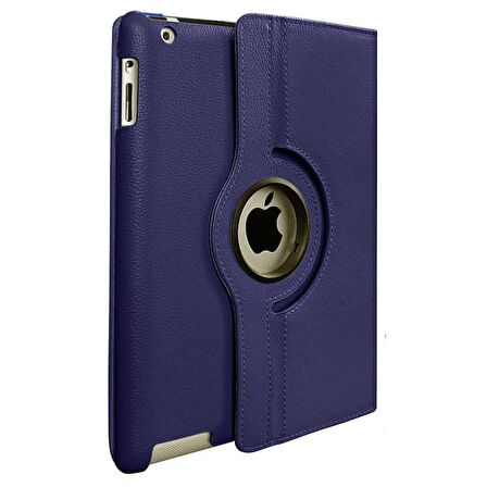 Smcase Apple iPad 9.7 2017 Kılıf 360 Dönebilen Koruma Kapaklı Standlı dn2