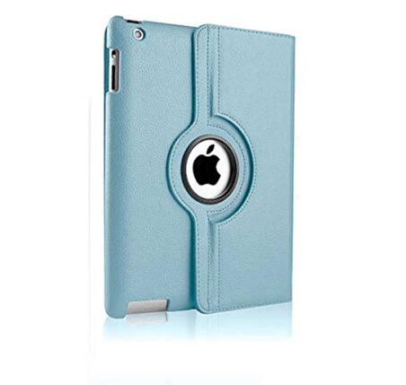 Smcase Apple iPad 9.7 2017 Kılıf 360 Dönebilen Koruma Kapaklı Standlı dn2